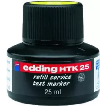 Tussin täyttömuste Edding HTK 25 keltainen 25 ml 1 kpl