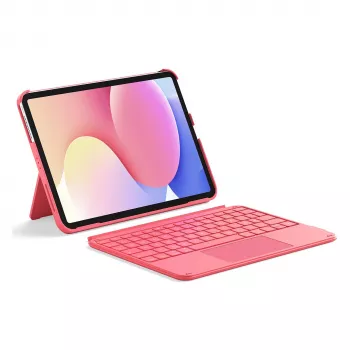 Näppäimistökotelo kosketuslevyllä Inateck KB04122 iPad 11 inch/Air, QWERTZ, punainen