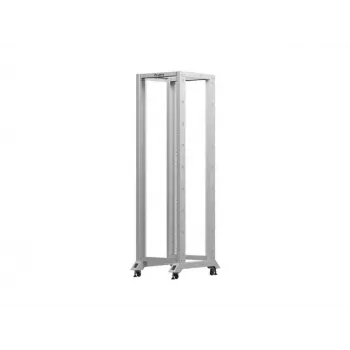 19 inch avoin teline LANBERG 42U, syvyys 800 mm, leveys 600 mm, harmaa
