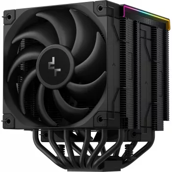 CPU-jäähdytin DeepCool AK620 Digital PRO — 120 mm tuuletin, 1750 kierr./min, 25 dB, 12 V, sopii LGA1700/AM5, musta