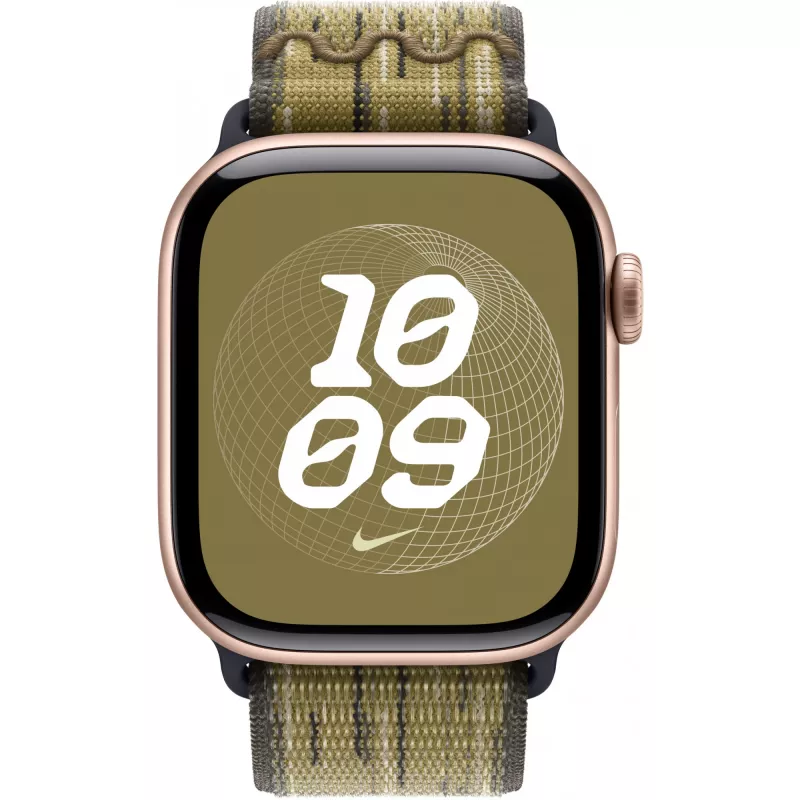 Apple 42 mm Nike Sport Loop -ranneke vihreä/harmaa älykello