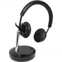 Langaton kuulokemikrofoni Plusonic W320 Dual DECT Stereo — langaton DECT-stereokuulokemikrofoni, kaksoistukiasematuki