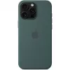 Silikonikotelo MagSafe-yhteensopiva iPhone 16 Pro Max - merenvihreä