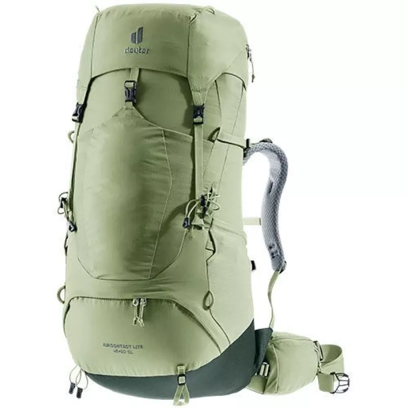 Deuter Aircontact Lite 45+10 SL naisten vaellusreppu musta