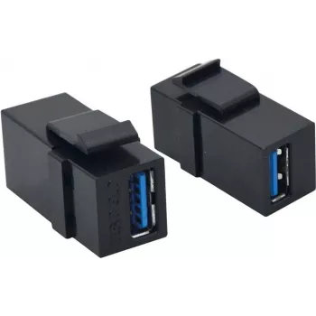 VALUE USB 3.0 Keystone-moduuli, musta (25.99.8207)