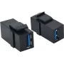 VALUE USB 3.0 Keystone-moduuli, musta (25.99.8207)