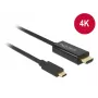 Videokaapeliadapteri DeLOCK 85259 USB Type-C – HDMI 2 m musta