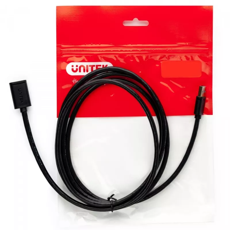 USB-kaapeli UNITEK Y-C447GBK 0,5 m USB 2.0 musta