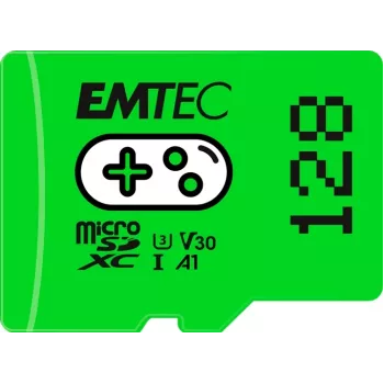 Emtec 128GB MicroSDXC UHS-I ECMSDM128GXCU3G muistikortti