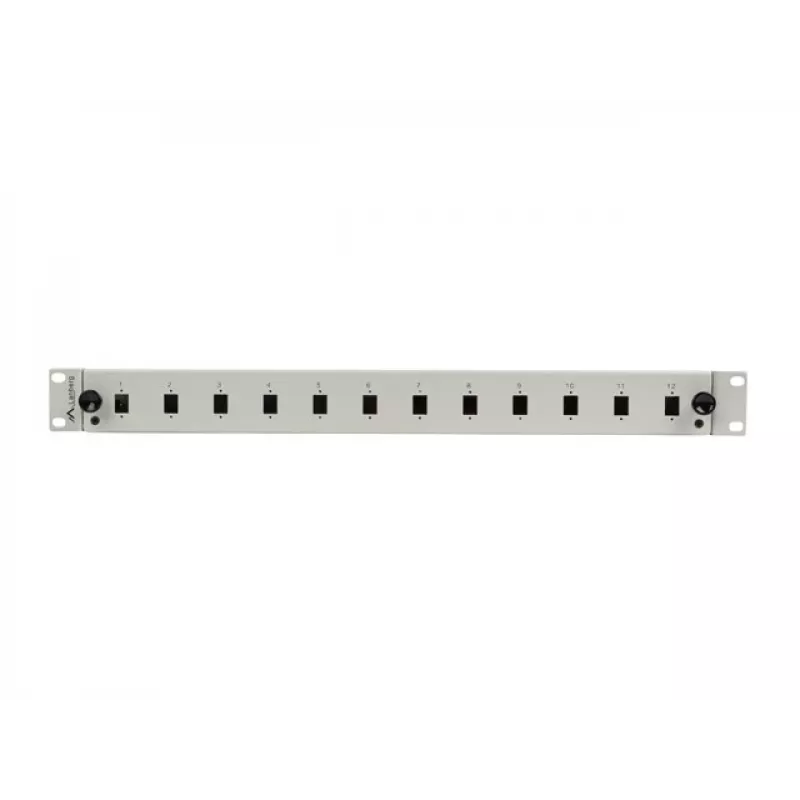 Patchpanel Lanberg FOP1-12SS-LDS harmaa ABS teräs 19