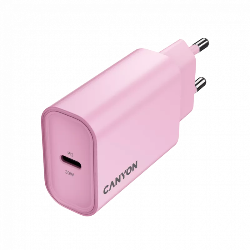CANYON laturi OnCharge 30CL Max Power 30W 1xPD EU pinkki