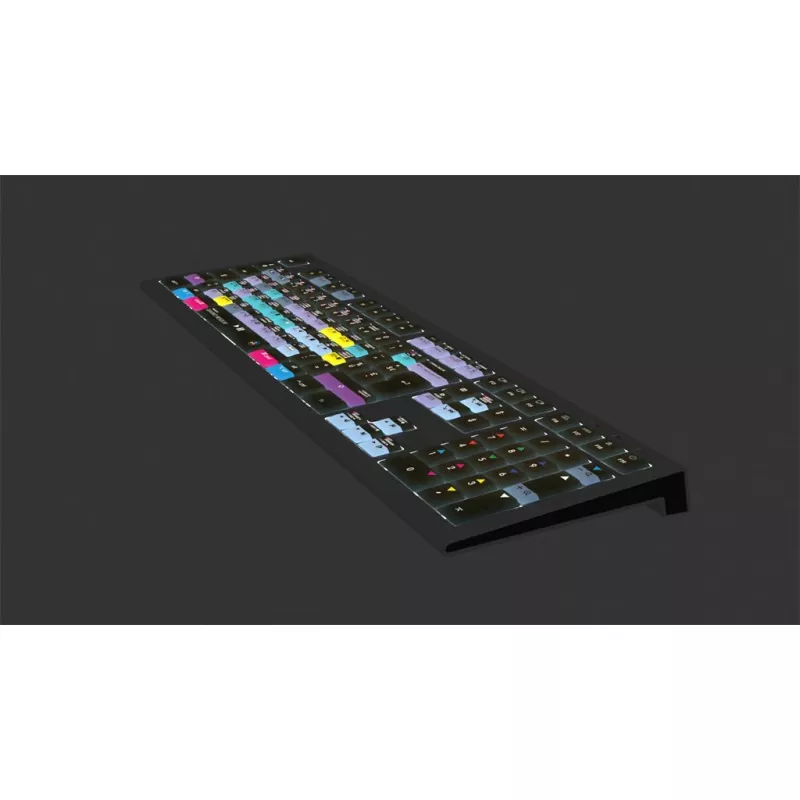 Logickeyboard ASTRA 2 näppäimistö USB AZERTY English musta (LKB-RESB-A2M-FR)