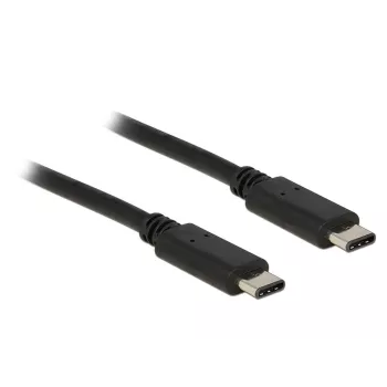 USB-kaapeli DeLOCK 0,5 m USB 2.0 USB C musta