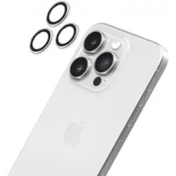 Kameran rengassuoja LAUT PRIME GLASS iPhone 16 Pro / iPhone 16 Pro Max, läpinäkyvä, karkaistu lasi