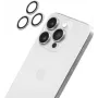 Kameran rengassuoja LAUT PRIME GLASS iPhone 16 Pro / iPhone 16 Pro Max, läpinäkyvä, karkaistu lasi