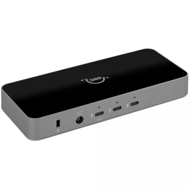 Thunderbolt 5 -keskitin, telakointiasema harmaa/musta, Thunderbolt 5, USB-A