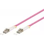 Kuitu-kaapeli GOOBAY LC–LC OM4 5 m, 50 µm, täysduplex, pinkki