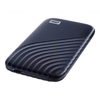WD My Passport SSD WDBAGF0020BBL - SSD - salattu - 2 TB - ulkoinen (kannettava) - USB 3.2 Gen 2 (USB-C-liitin) - 256-bittinen AES - keskiyön sini