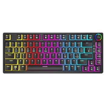 Pelikäyttöinen näppäimistö Savio SAVGK-PHENIX RED PUDDING mekaaninen RGB langaton