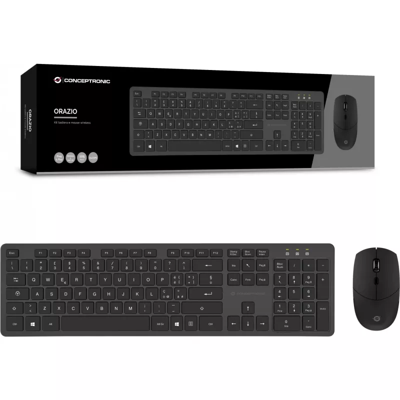 Näppäimistö ja hiiri mukana Conceptronic Orazio ORAZIO01IT