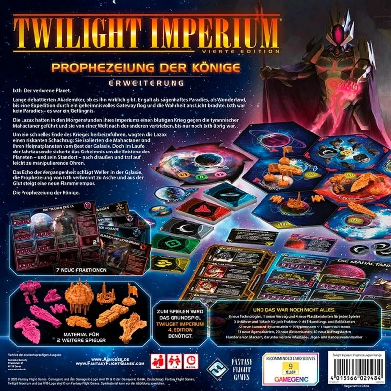 Twilight Imperium 4. Edition - Prophecy of Kings, lautapelin lisäosa