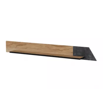 Seinähylly cama meble OVO 1300×200×150 mm tammi/betoni, lastulevy, seinäkiinnitteinen