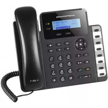 DECT-puhelin Grandstream GXP1628 — DECT-pöytä-/seinäpuhelin, LCD 132x48 px, kaiutin, 500 yhteystietoa, RJ-9-kuuloke