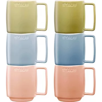 Setti 6 kpl keraamisia kuppeja Staub monivärinen 350 ml – 6×350 ml keraamiset kupit