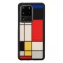 Man and wood -puhelinkotelo Galaxy S20 Ultra — puinen musta suojakotelo