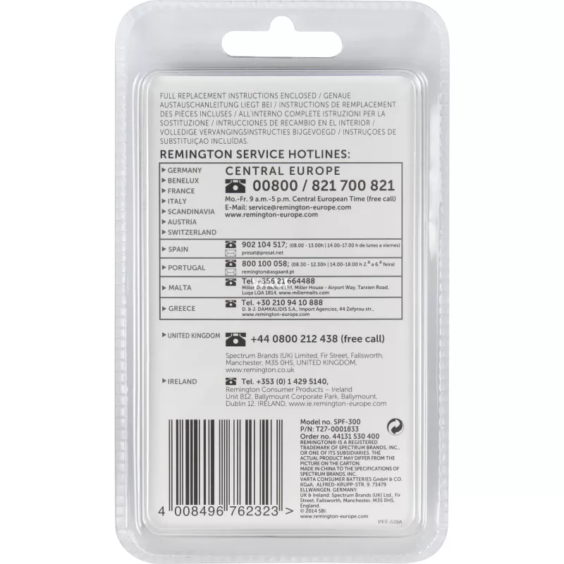 Partakoneen lisävaruste Remington SPF-300