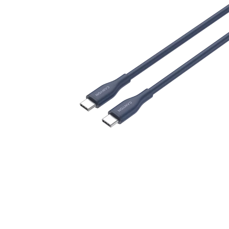 CANYON kaapeli CC60SC10 C-C 60W 1m silikoni tummansininen