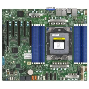 Supermicro - emolevy MBD-H13SSL-N-B, AMD, Socket SP5, AMD EPYC 9004, Socket SP5, DDR5-SDRAM, max. 3 TB DDR5 DIMM SATA 6 GB/s grafiikka USB 3.1 USB 3.0 USB 3.0 RJ-45 VGA PCI-Express