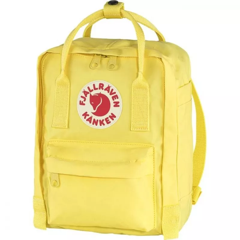 Vapaa-ajan reppu Fjällräven Kanken Mini keltainen polypropyleeni vinylon