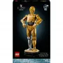LEGO rakennettava figuuri Star Wars C-3PO malli 75398 — 1 138 osaa, 380 mm keräilykappale