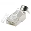 RJ45-liitin GEMBIRD CAT7 8P8C kullattu 15µ FTP/SFTP, 100 kpl:n pakkaus