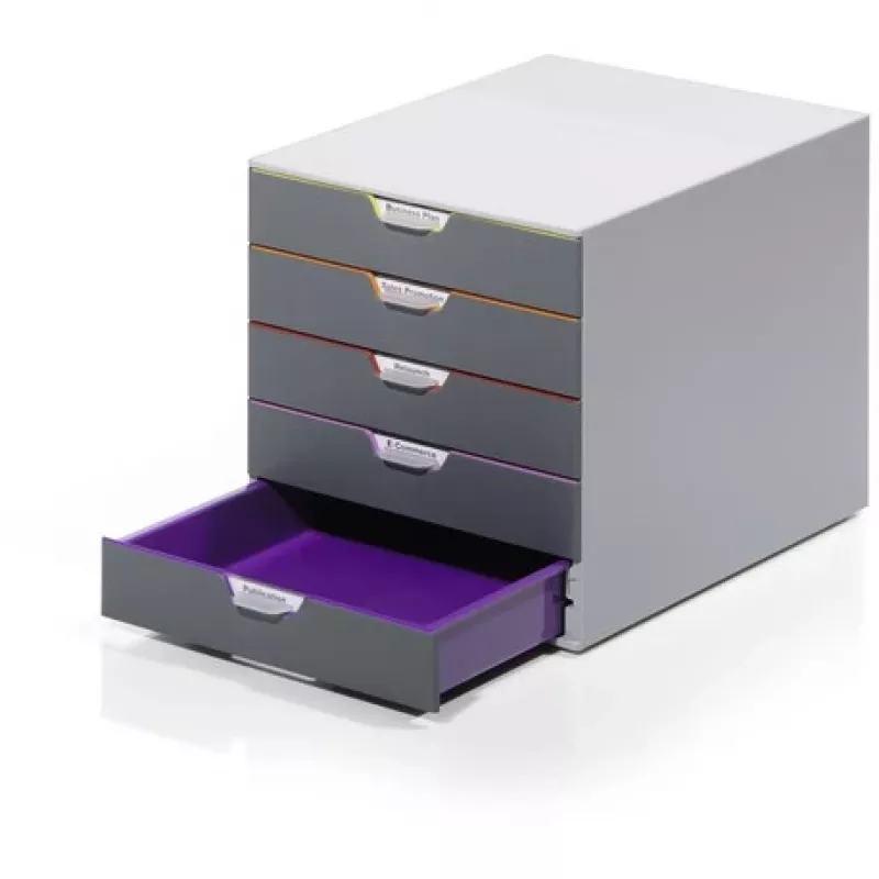 Durable VARICOLOR 5 laatikosto, 5 laatikkoa, monivärinen