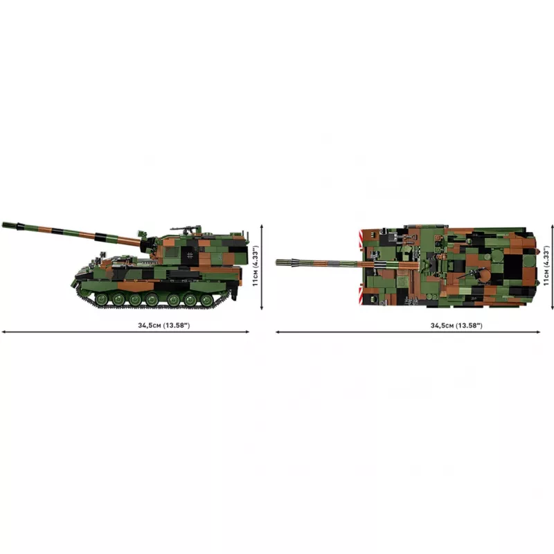 COBI rakennussarja Panzerhaubitze 2000 1006 osaa asevoimat