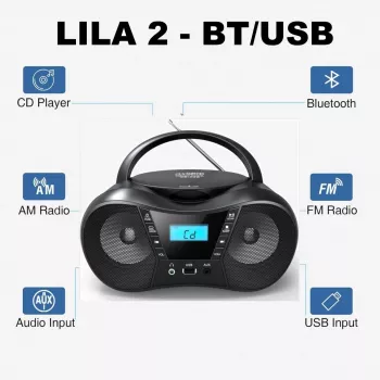 Radioplayer CD LILA2 USB/BT hopea