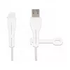 DeLOCK pölysuojus USB Type-A-urosliittimelle ja USB Type-C-urosliittimelle sarja 2 kpl valkoinen