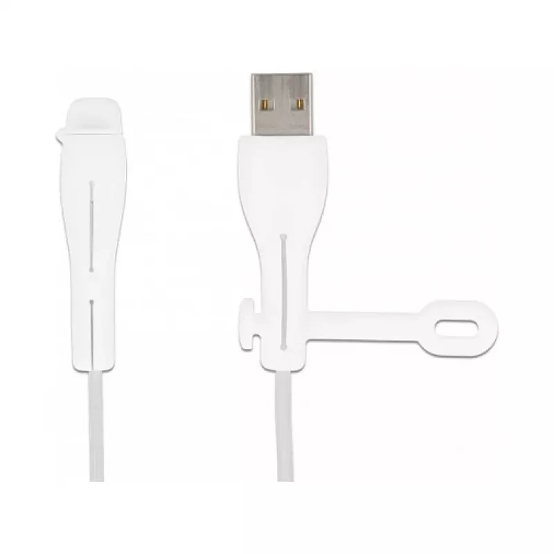 DeLOCK pölysuojus USB Type-A-urosliittimelle ja USB Type-C-urosliittimelle sarja 2 kpl valkoinen
