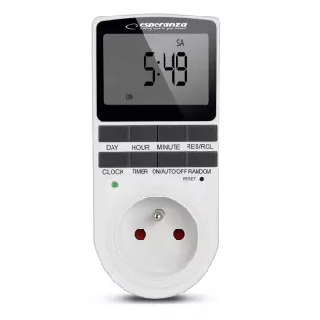 Digitaalinen ajastin ESPERANZA ELA101 — 99 minuutin ajastin, LCD-näyttö, 230V AC, 16A