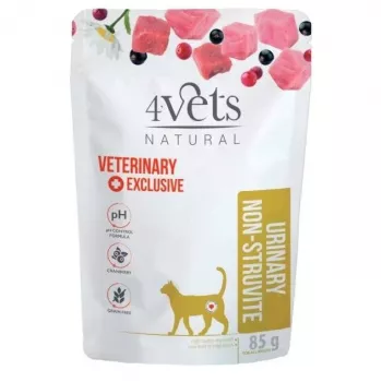 4VETS Natural Urinary Non-struvite - märkäruoka kissoille - 85 g