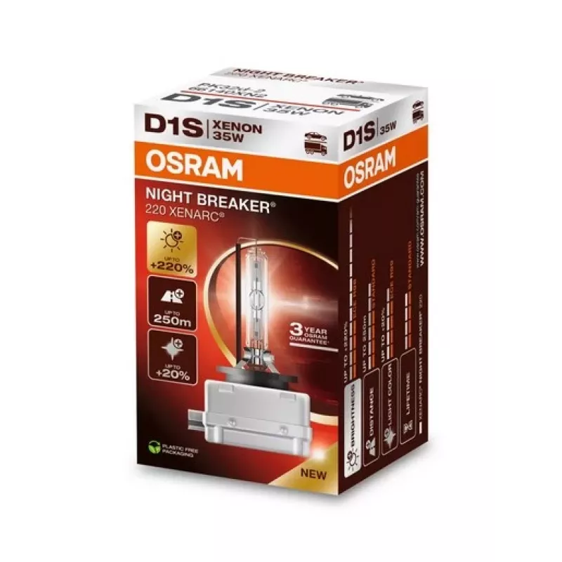 OSRAM D1S XENARC NIGHT BREAKER 220 - 3 vuoden takuu
