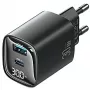 Laturi usams CC229 30W GaN USB-C ja USB LED kompakti matkalaturi