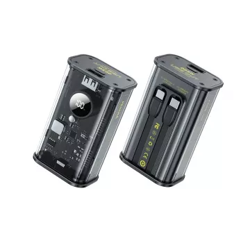 Varavirtalähde WK-WP-345_musta, 1000 mAh pikalataus