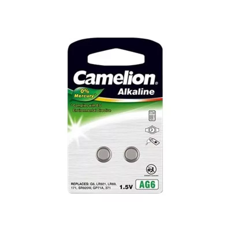 Camelion | AG6/LR69/LR921/371 | alkali nappiparisto | 2 kpl