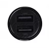 Autolaturi Baseus Gain Pro yleinen musta – 2× USB 2.0, 2,4 A per portti, tulo 12–24 V, lähtö 5 V
