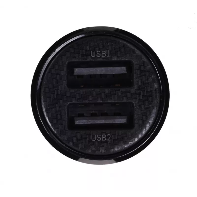 Autolaturi Baseus Gain Pro yleinen musta – 2× USB 2.0, 2,4 A per portti, tulo 12–24 V, lähtö 5 V