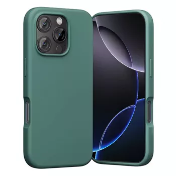 Suojakotelo Vention KUHG0-40 iPhone 16 Pro Max MagSafe, vihreä, ohut pehmeä kotelo