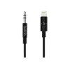 Belkin kaapeli Lightning – kuulokeliitäntä - Lightning uros – stereominiliitin uros - 91,4 cm - musta - Apple iPhone (Lig